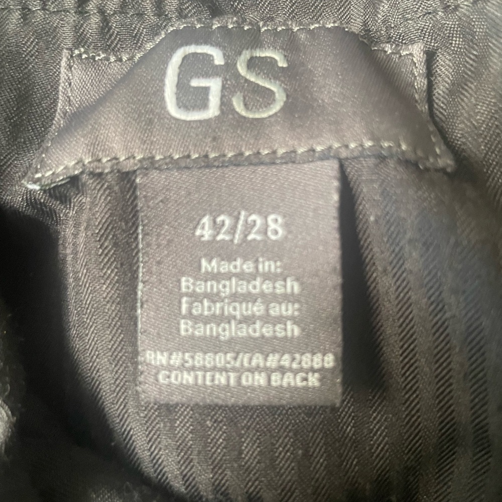 GS Men's Black Dress Pants